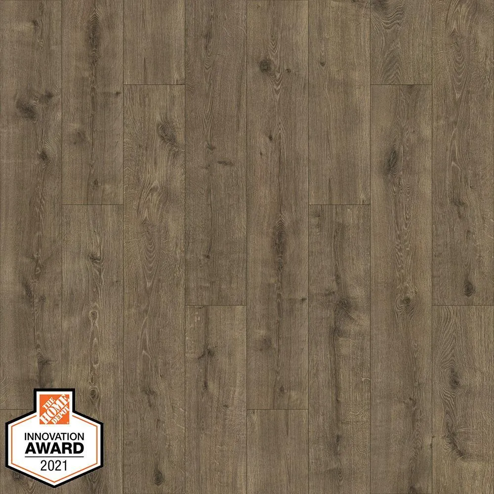 Defense+ 6.14 in. W Ashebrook Oak Antimicrobial Waterproof Laminate Wood Flooring (451.36 sq. ft./pallet), photo 2 of 6