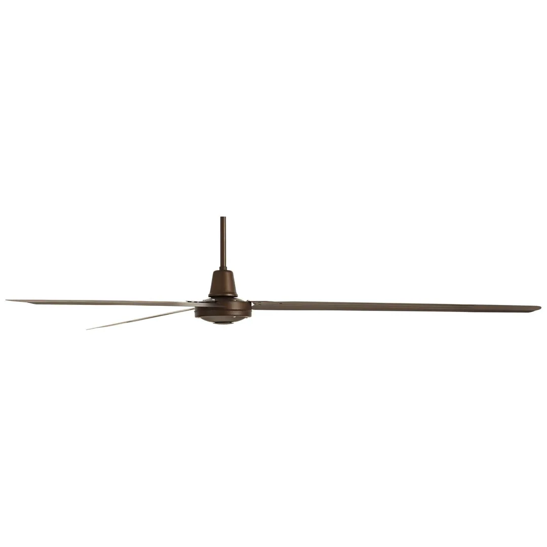 Casa Vieja 84" Casa Vieja Industrial Outdoor Ceiling Fan with Remote Control Large Oil Rubbed Bronze Damp Rated for Patio Porch, photo 6 of 6