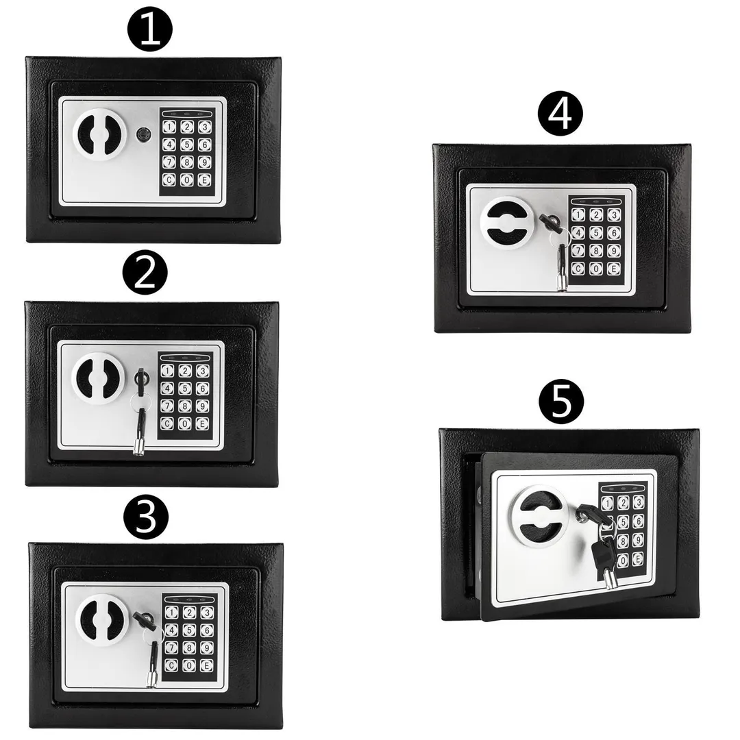 Ktaxon Durable Digital Electronic Safe Box Keypad Lock Home Office Hotel Safety, Black, photo 6 of 8