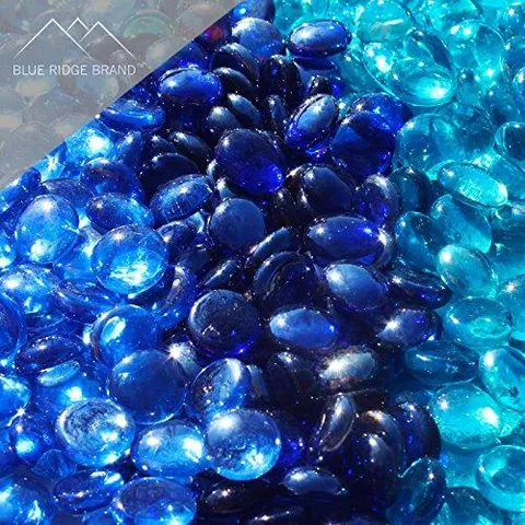 Fire Pit Glass - Aqua