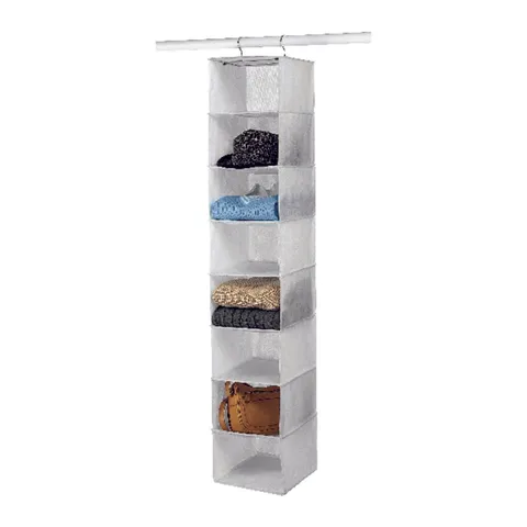 Whitmor 52 in high · 10 in wide · 10-1/2 in long Vinyl Hanging Vertical Closet Organizer 1 pk