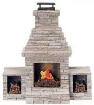 Dollhouse Large Outdoor Fireplace