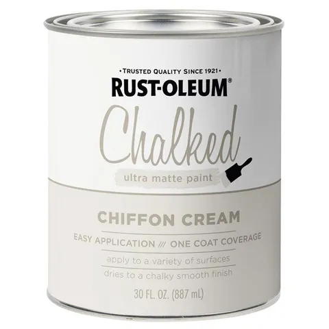 Chiffon Cream, Rust-Oleum Chalked Ultra Matte Paint, 30 oz.
