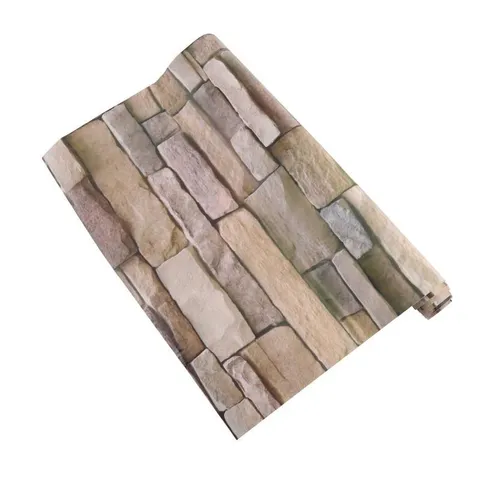 3D Brick Wall Stickers Self-Adhesive PVC Wallpaper Peel and Stick 3D Art Wall Panels