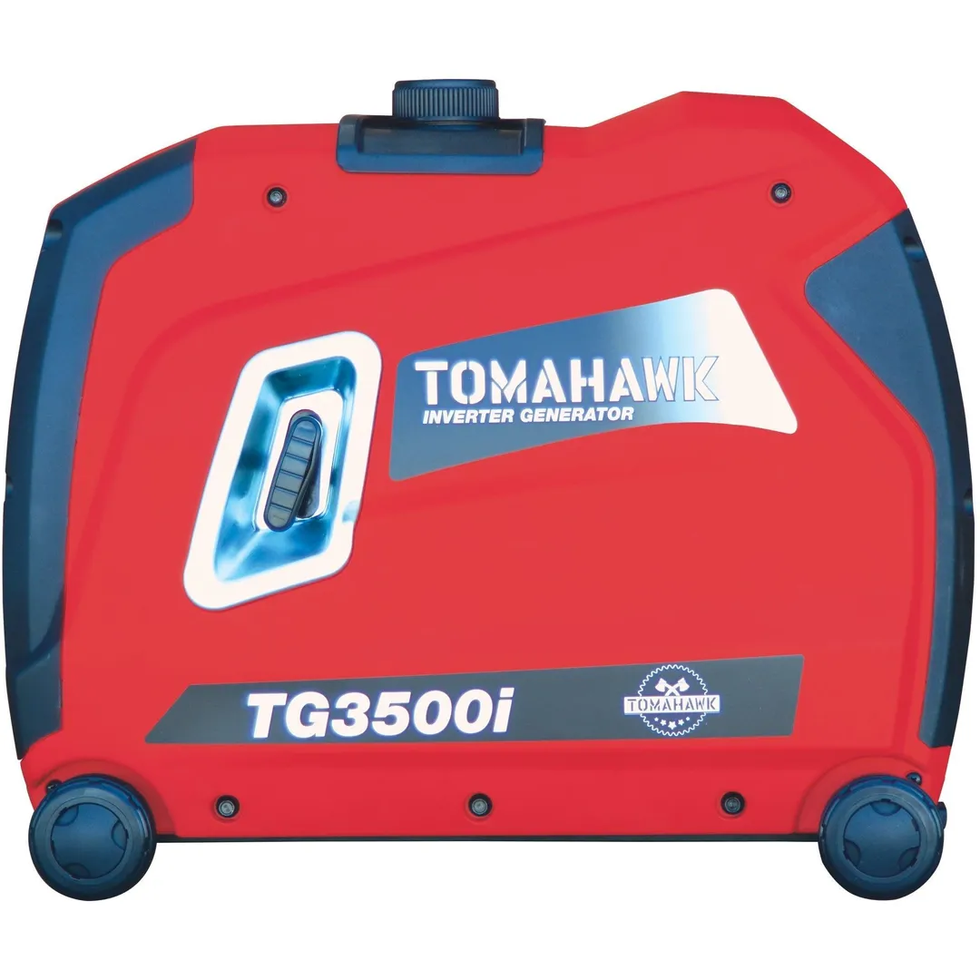 TOMAHAWK 3500 Watt Inverter Generator Super Quiet Portable Power for Residential Home Use 120V 220V and USB Outlet Panel with Wheels, photo 4 of 7
