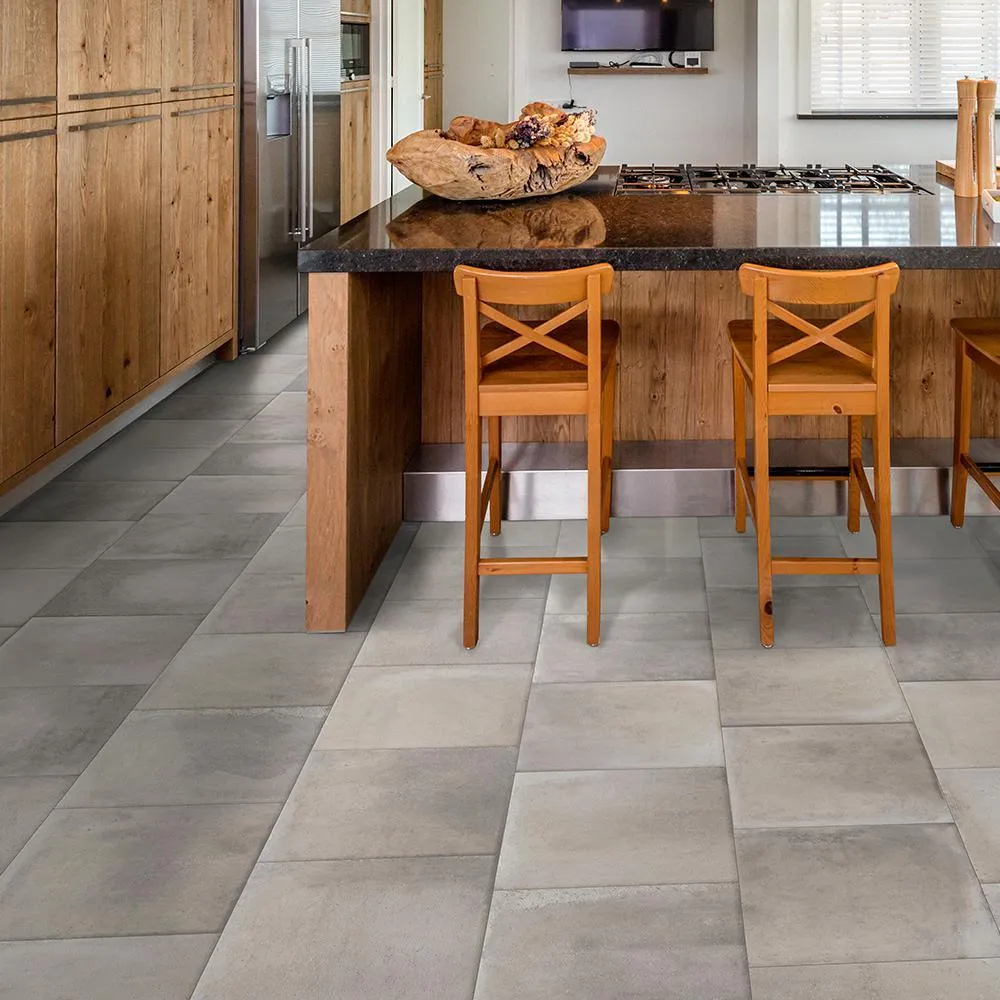 IVC Keaton Grey Stone Residential Vinyl Sheet, Sold by 13.2 ft. Wide x Custom Length, photo 2 of 11