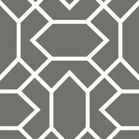 Dk Grey Modern Geometric Peel & Stick Wallpaper