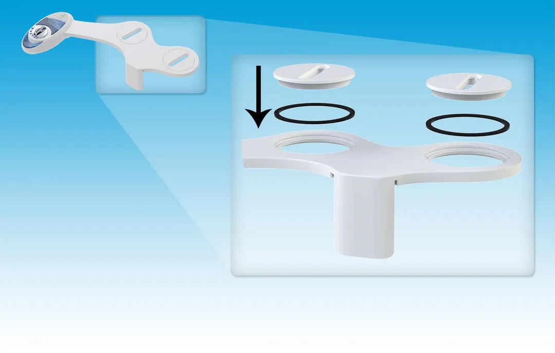 Luxe Bidet Neo 120 Luxury Fresh Water Self-Cleaning Non-Electric Bidet Attachment, White, photo 4 of 10