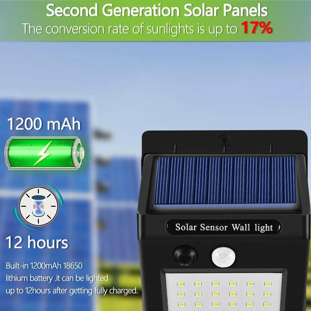 UGTPD Solar Wireless Motion Sensor Lights, 20 LED Flood Lights, IP65 Waterproof Wall Lights Security Lights for Outdoor Garden, Patio, Yard, Deck, Garage, Driveway, Fence Easy-to-Install, photo 4 of 9