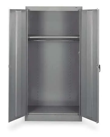 Wardrobe Storage Cabinet, Steel, 1471 GRAY