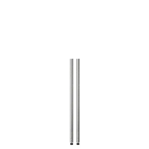 Honey-Can-Do 36 in high · 1 in wide · 1 in deep Steel Shelf Pole with Leg Levelers