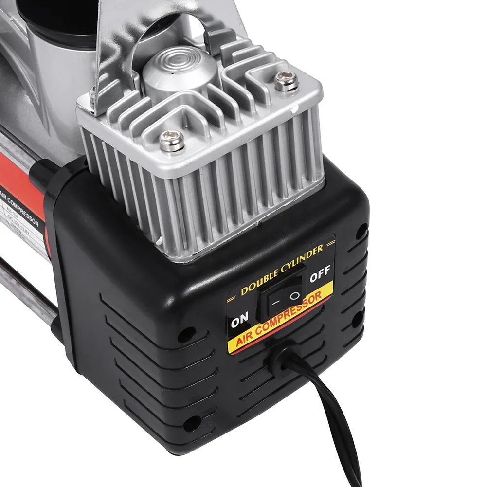 Hilitand Air Compressor Pump Hilitand 12V DC 150 PSI Multi-Use Heavy-Duty Cylinder Car Air Pump Electric Car Van Tyre Inflator for Car Tire, Motorcycles, Bicycle,and Other Inflatables, photo 4 of 7