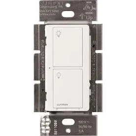 Caseta Wireless 5-amp Single-Pole/3-Way White