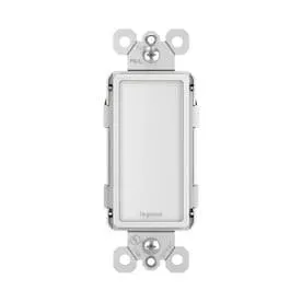 radiant White 15-Amp Decorator Night Light Residential Outlet