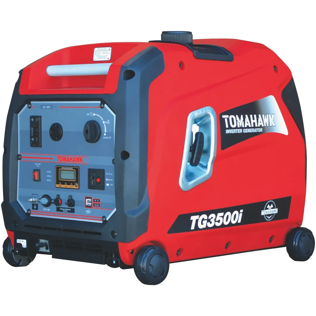 TOMAHAWK 3500 Watt Inverter Generator Super Quiet Portable Power for Residential Home Use 120V 220V and USB Outlet Panel with Wheels, photo 6 of 7