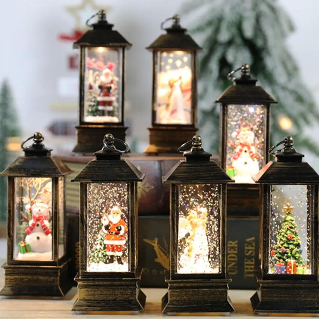 Ankishi Christmas Candle Lantern Battery Operated Hanging Flameless Lamp, photo 9 of 9