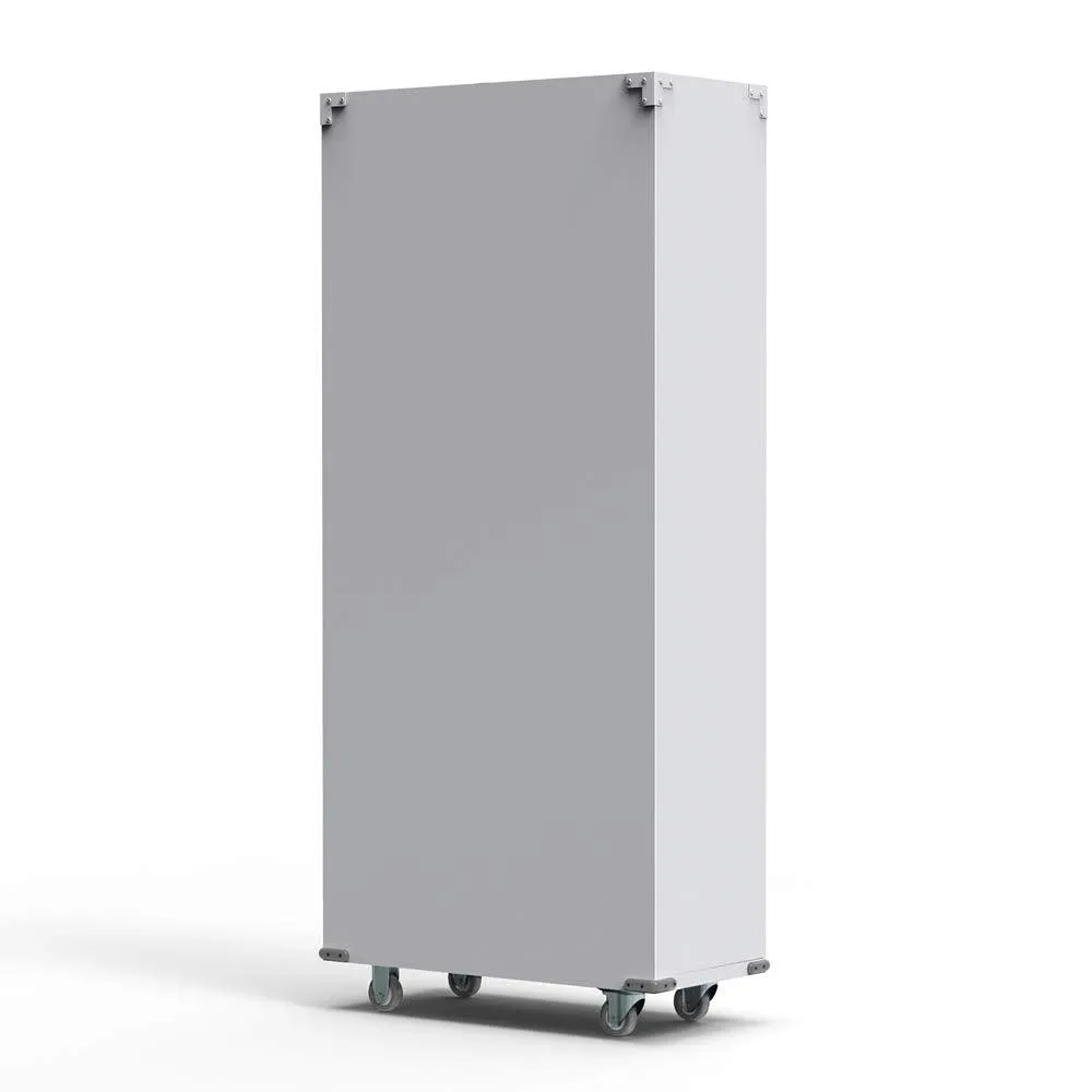 UBesGoo 5 Shelf Steel Storage Cabinet, with 4 Adjustable Shelves and Lockable Doors, for Home Study Room and Office, 74 in. H, photo 3 of 8