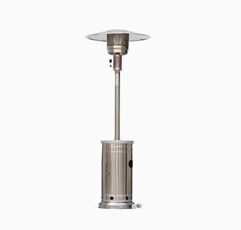 48000-BTU Stainless Steel Floorstanding Liquid Propane Patio Heater