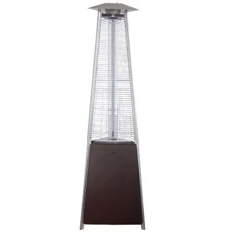Commercial Bronze Natural Gas Glass Tube Patio Heater
