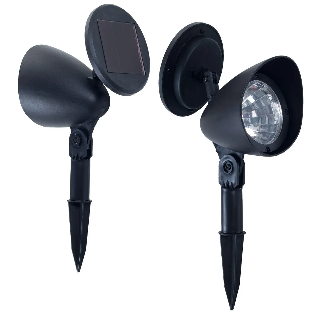 Pure Garden Outdoor Solar Yard Spot Lights - Set of 4 by Pure Garden, photo 2 of 2
