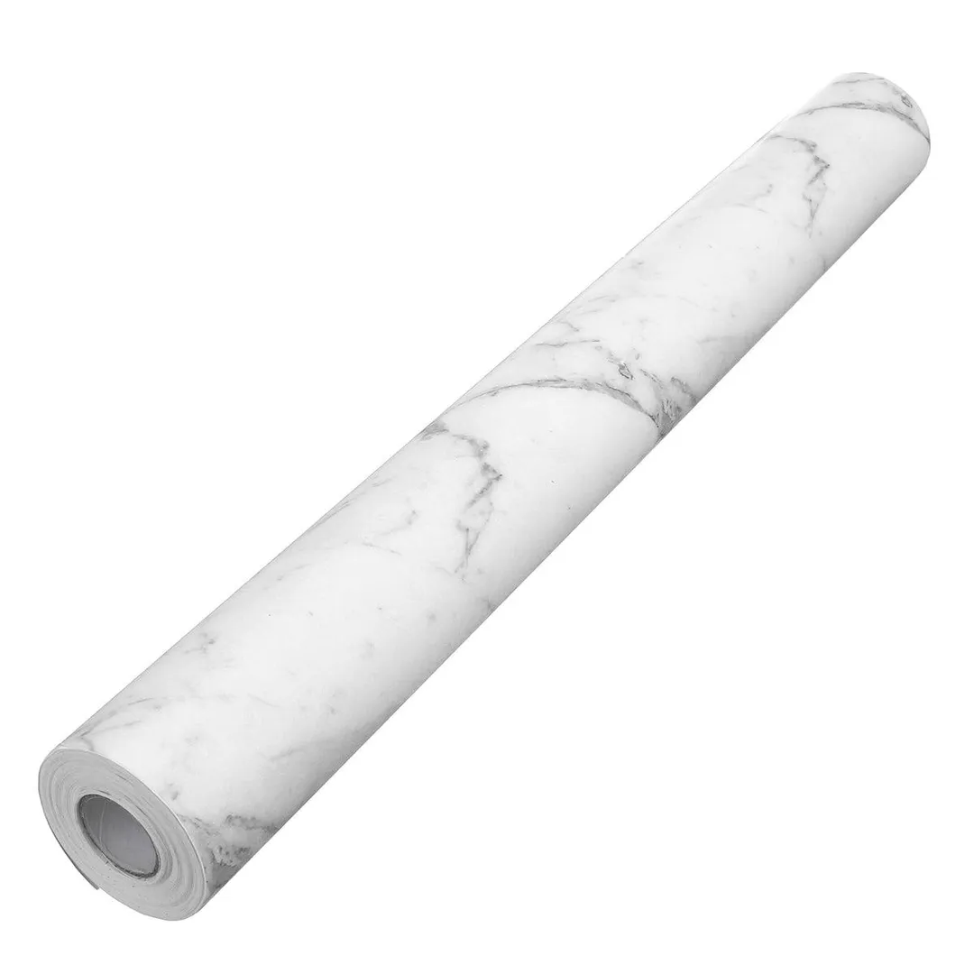 Stoneway 17.7" x 32.8' Marble Counter Top Covers Peel and Stick Wallpaper for Kitchen Cabinets Shelf Liner Self Adhesive Removable Wallpaper for Living Room Bathroom Wall Decor, photo 3 of 9