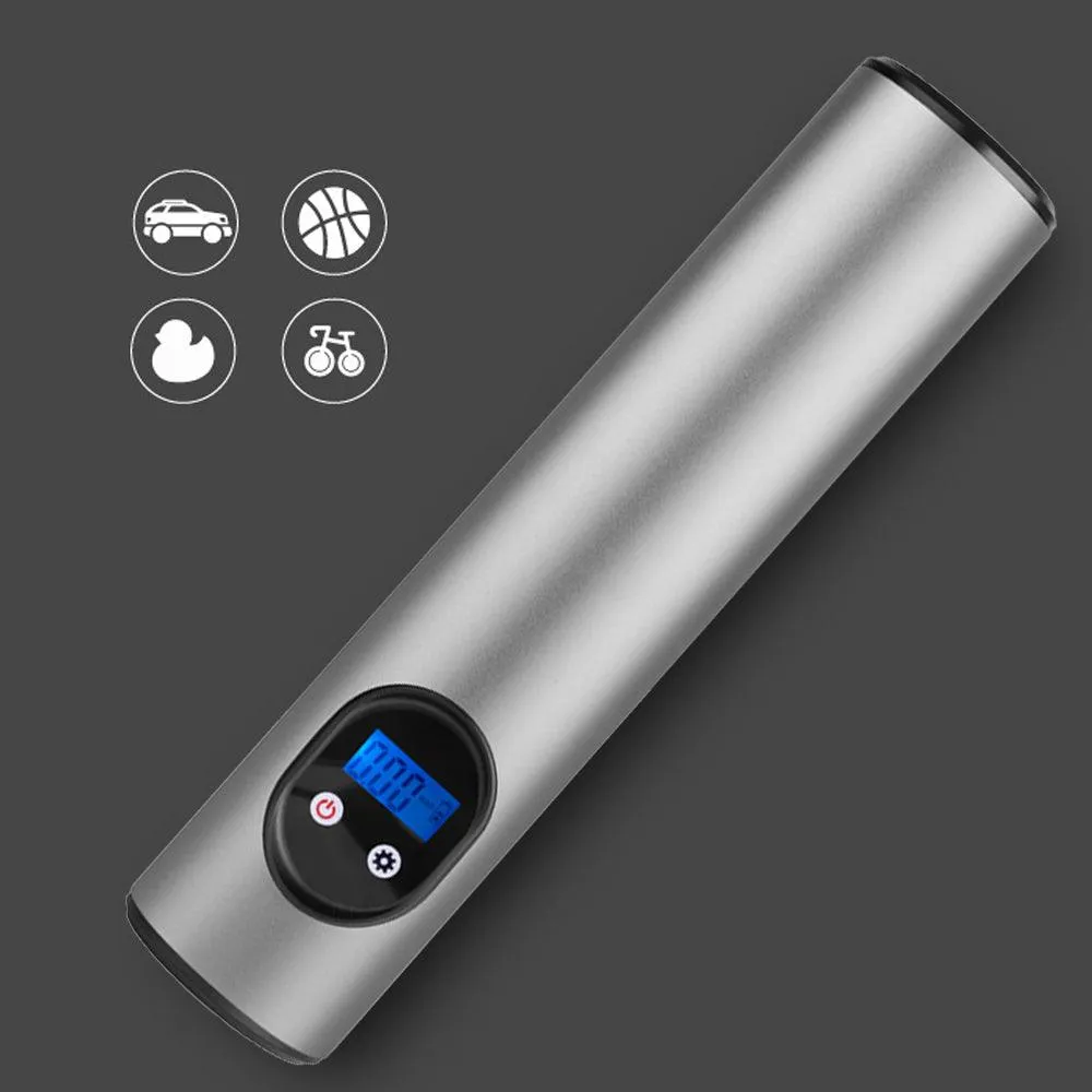 KKmoon Portable Car Air Pumps Electric Tire Inflator Car Bike Pump Auto Car Wireless Inflatable Pump, photo 2 of 7