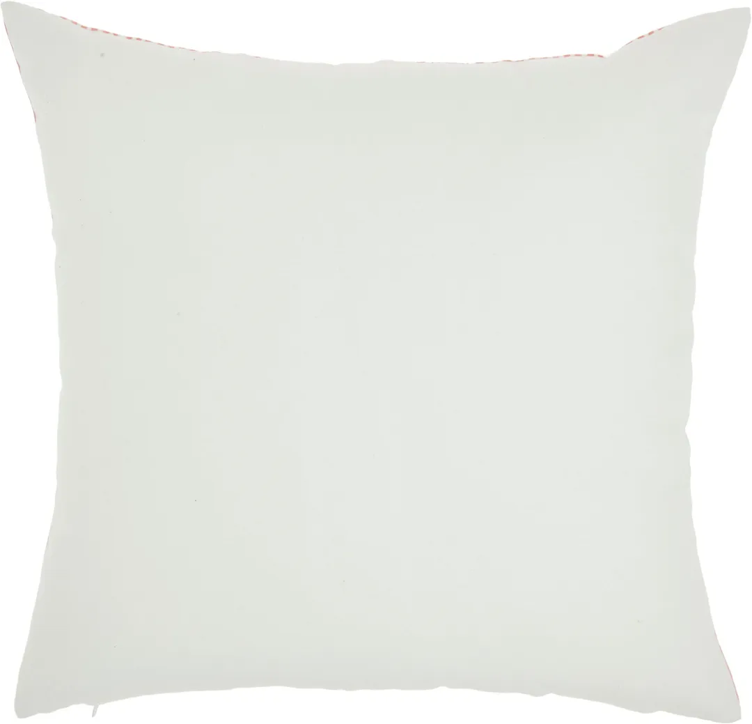 Nourison Outdoor Pillows Nature-inspired Coral Decorative Throw Pillow , 18"X18", photo 2 of 5