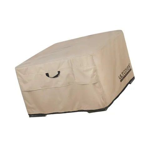 ULTCOVER Patio Fire Pit Table Cover Square 44 inch Outdoor Waterproof Fire Bo...