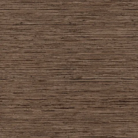 Grasscloth Brown Peel and Stick Wallpaper