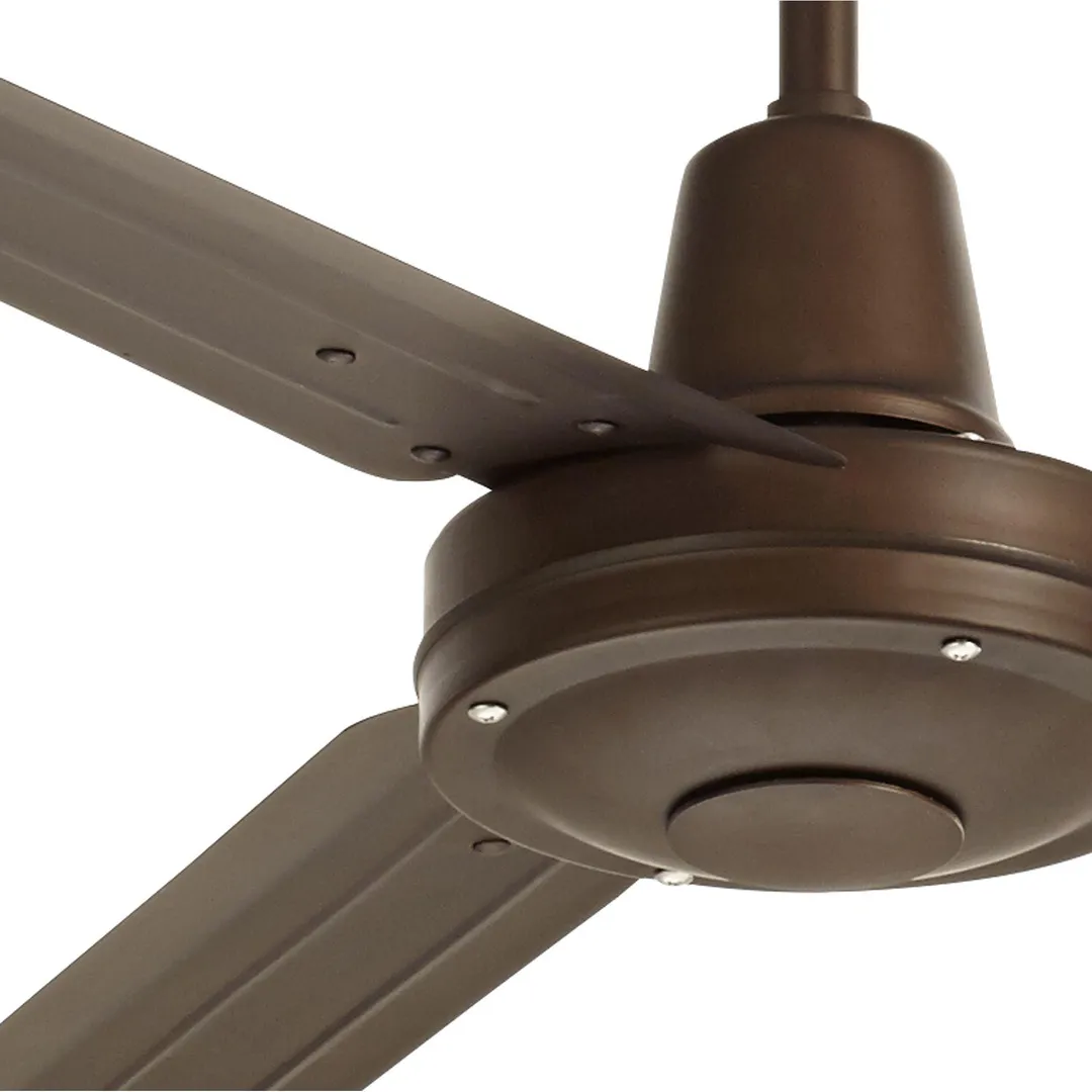 Casa Vieja 84" Casa Vieja Industrial Outdoor Ceiling Fan with Remote Control Large Oil Rubbed Bronze Damp Rated for Patio Porch, photo 3 of 6