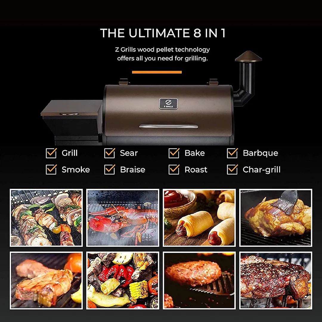 Z Grills 1000D Smart Wood Pellet Grill 8 in1 Outdoor BBQ Smoker 1000 SQ Inches Cooking Area, photo 4 of 7