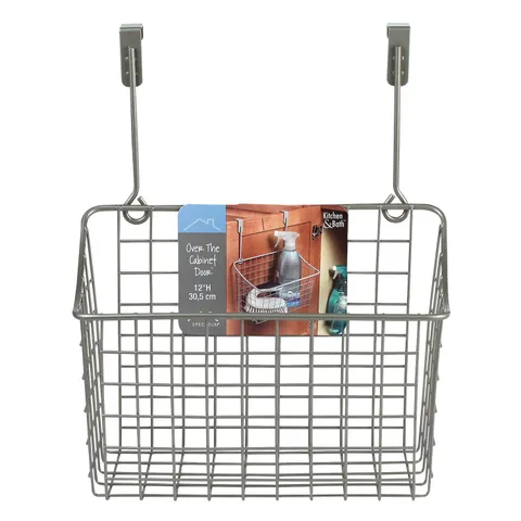 Spectrum 11-1/4 in high · 6-5/8 in wide · 10-1/8 in long Steel Cabinet Door Organizer 1 pk