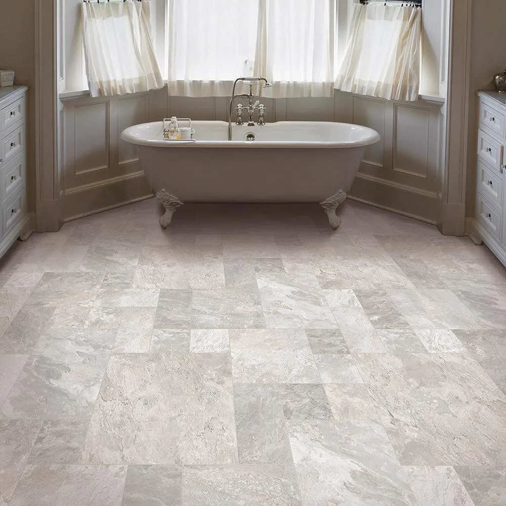 IVC Arbor Grey Residential Vinyl Sheet, Sold by 13.2 ft. Wide x Custom Length, photo 2 of 11