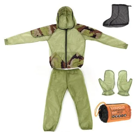 Outdoor Mosquito Repellent Suit Bug Jacket Mesh Hooded Suits Fishi