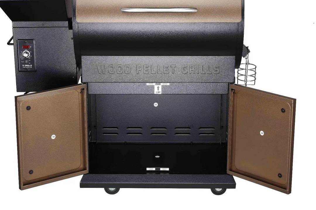 Grills Wood Pellet Grill & Smoker with Patio Cover, 7 in 1- Grill,700 Cooking Area, Roast, Sear, Bake,Smoke, Braise and BBQ with Electric Digital Controls for Outdoor,Garden, photo 4 of 8