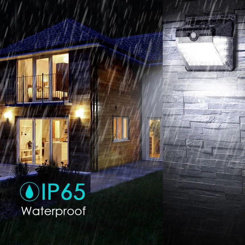 Topchances Solar Lights Outdoor [60 LEDs], Solar Powered Motion Sensor Lights Waterproof Security Wireless Wall Lights with 270° Wide Angle for Outdoor, Garden, Patio Yard, Deck Garage, Fence, photo 2 of 8