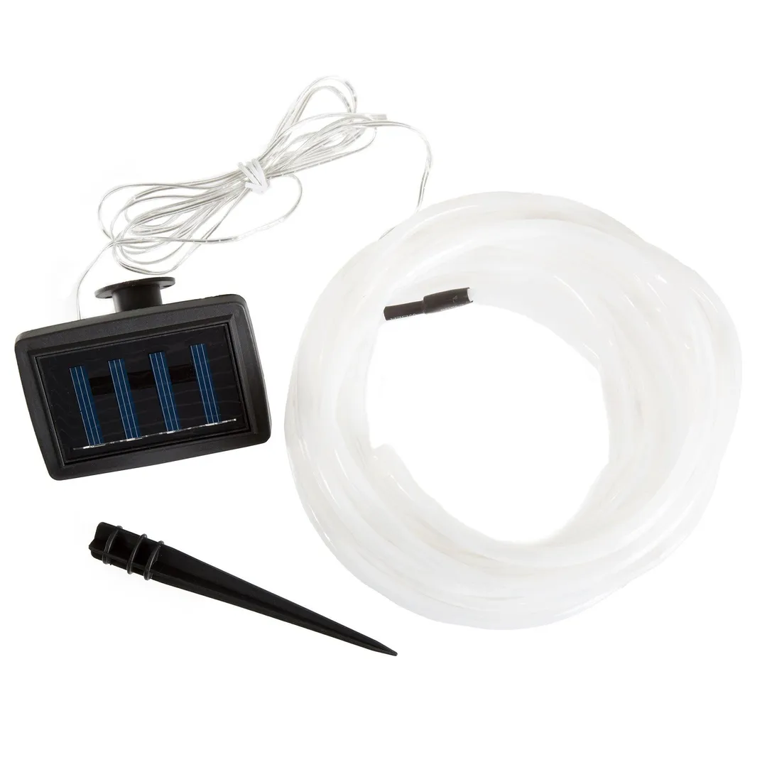 Pure Garden Solar Rope Light - 23 Feet - 50 White LED Lights by Pure Garden, photo 2 of 5