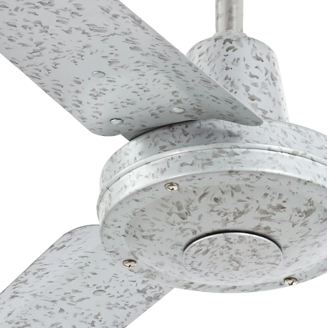 Casa Vieja 60" Casa Vieja Modern Industrial Outdoor Ceiling Fan with Remote Control Galvanized Damp Rated for Patio Porch, photo 3 of 6