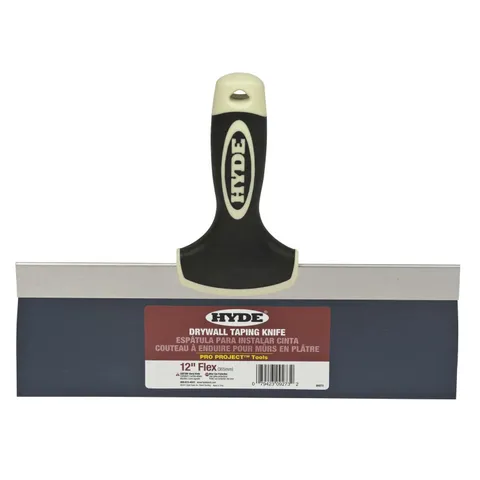 Hyde Pro Project Blue Steel Taping Knife 12 in wide · 9.3 in long