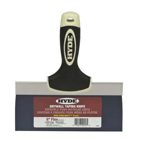 Hyde Pro Project Blue Steel Taping Knife 8 in wide · 9.3 in long