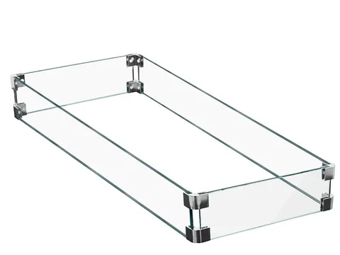AZ Patio Heaters Glass Wind Screen - 28.75 × 14 in