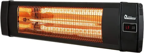 1500W carbon infrared heater indoor outdoor patio garage wall or ceiling Mount with remote
