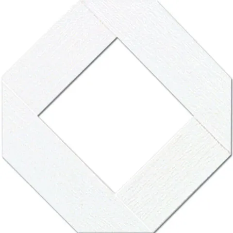 48 in wide · 8 ft long White Plastic Lattice Panel