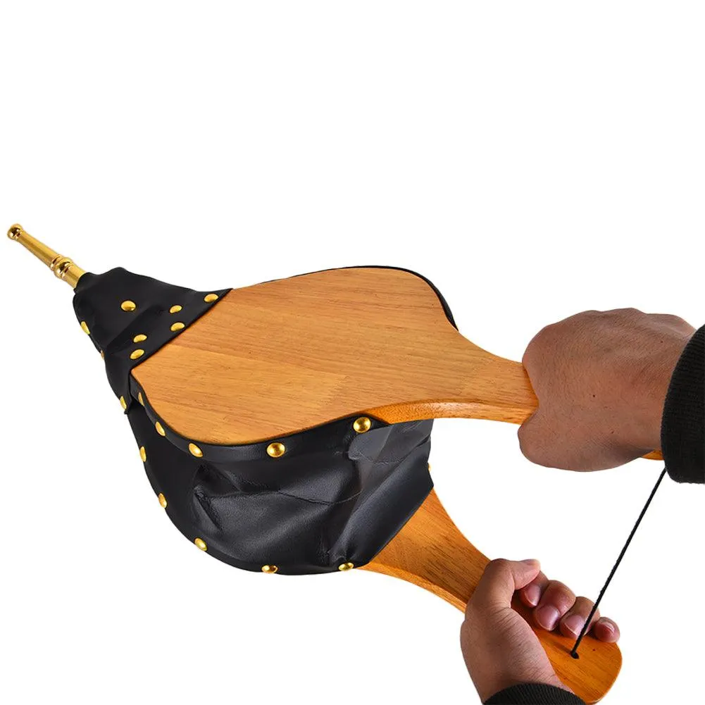 PROKTH Wooden Fireplace Blower Leather Winder Wind Blowing Outdoor Barbecue Supplies, photo 4 of 8