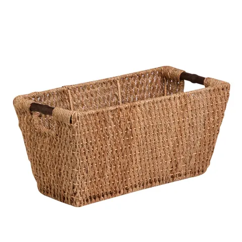 Honey-Can-Do 20-1/4 in long · 10-1/2 in wide · 10 in high Brown Storage Basket