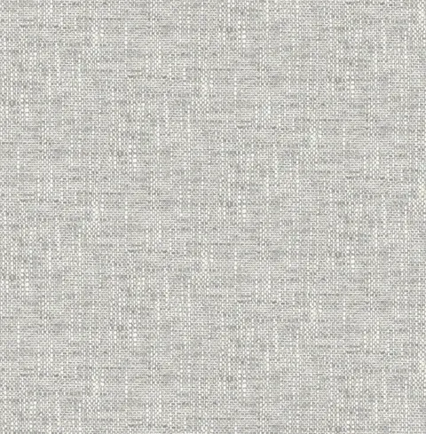 Grey Poplin Texture Peel & Stick Wallpaper
