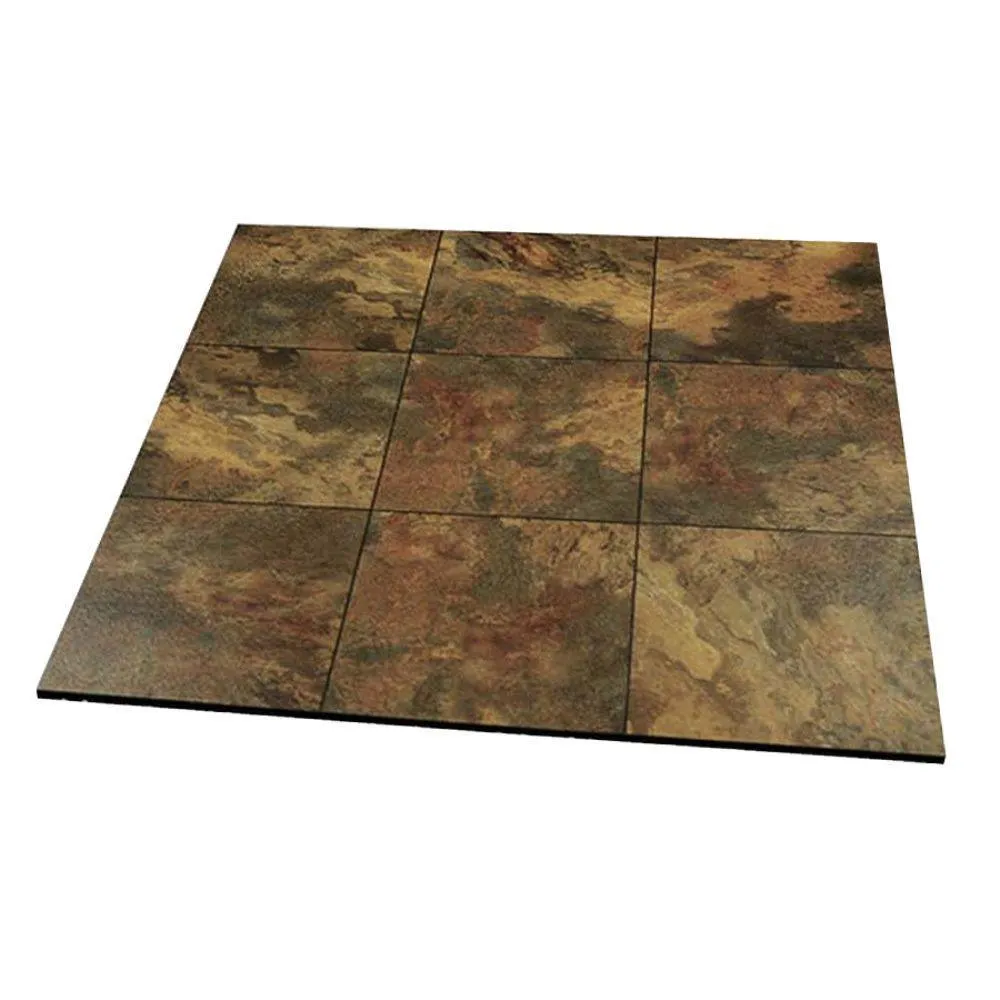 Greatmats Max Tile 12 in. x 12 in. x 5/8 in. Slate Vinyl Interlocking Raised Modular Floor Tile (Case of 26), photo 2 of 8