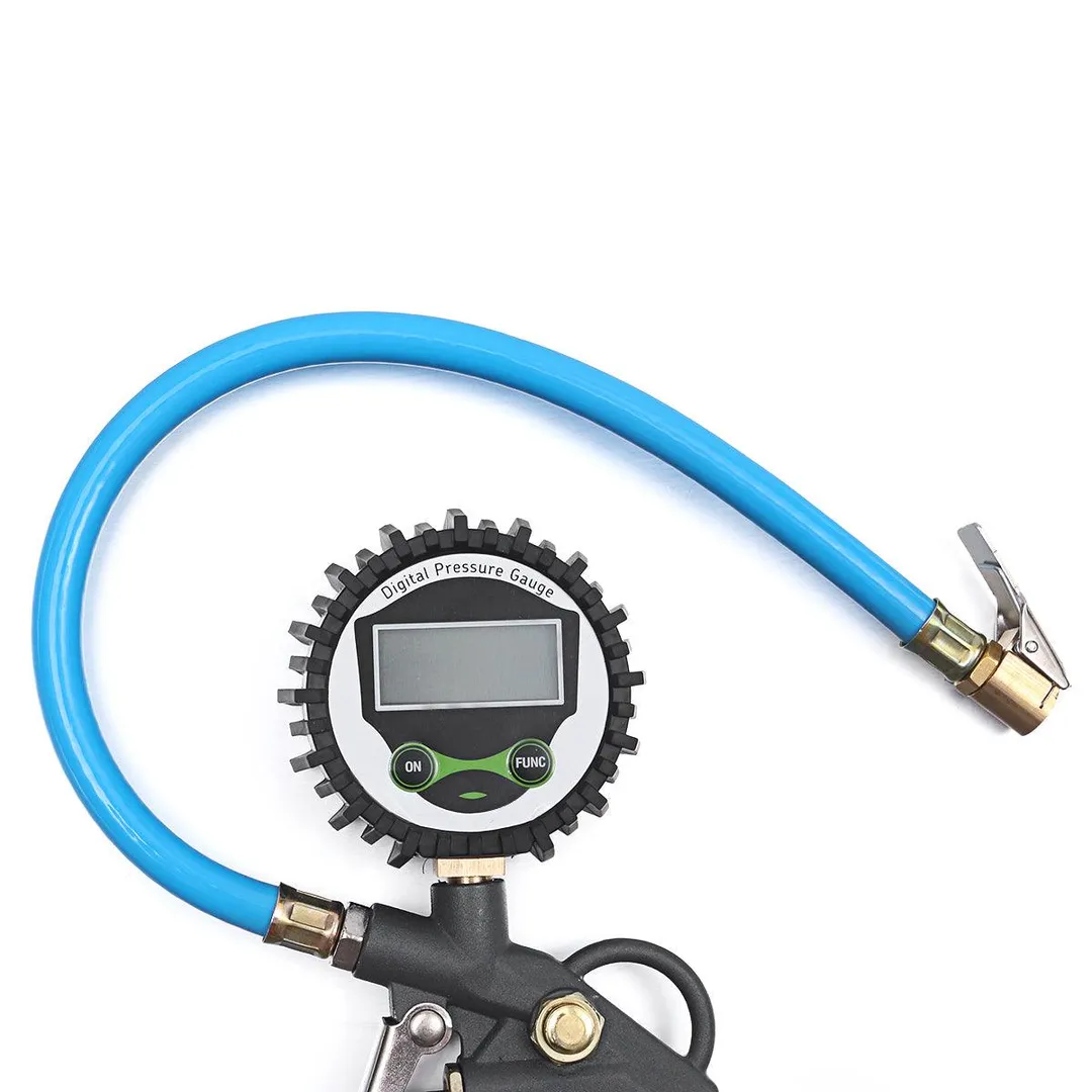 KUDOSALE 220 PSI Tire Pressure Gauge LCD Digital Tire Inflator Gauge for Chuck Car Truck Automatic Reading AirPressure Gauge, photo 4 of 7