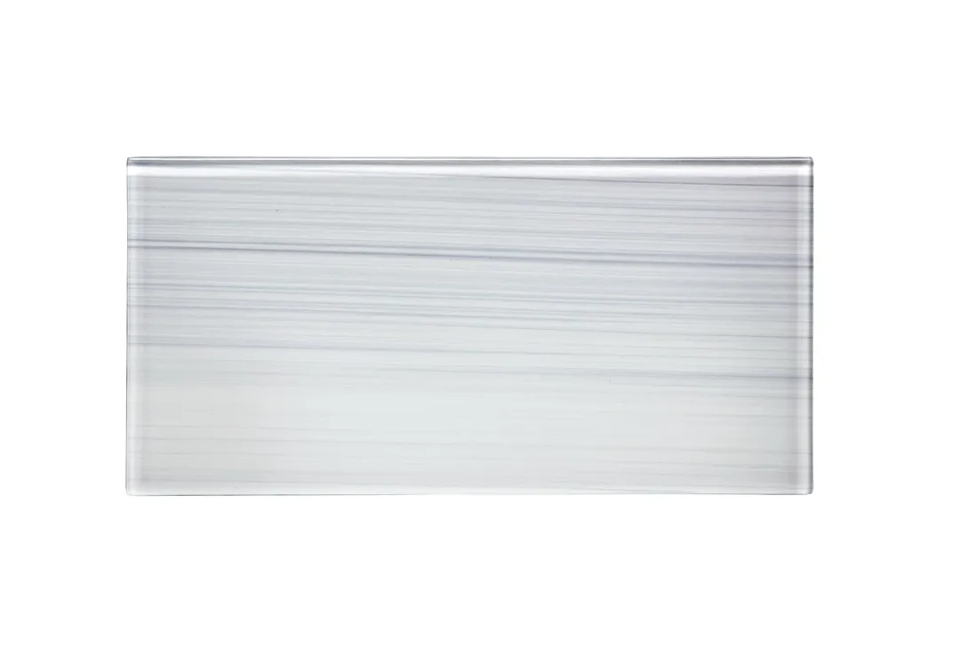 WS Tiles - Peel & Stick Hand Painted White 3 in. x 6 in. Individual Glass Subway Wall Tile (8 sq. ft / Case), photo 3 of 5
