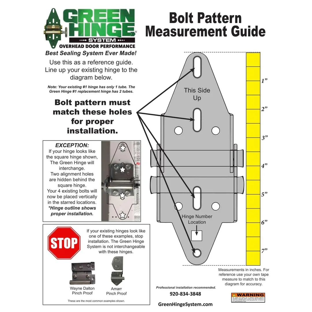 Green Hinge System Steel Commercial Garage Door Hinge, photo 8 of 9